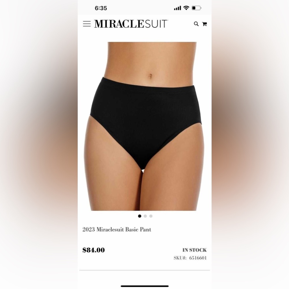 Miracle suit basic bottoms - womens size 8